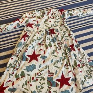 Holiday Themed Long Sleeve Dress
